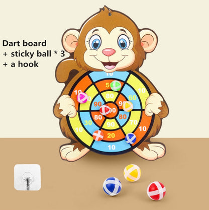 Cartoon Dart Board-Crafty Monkey