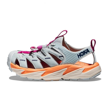 Hoka One One women's Cloudburst sandal featuring a sleek design and comfortable straps, ideal for outdoor activities.