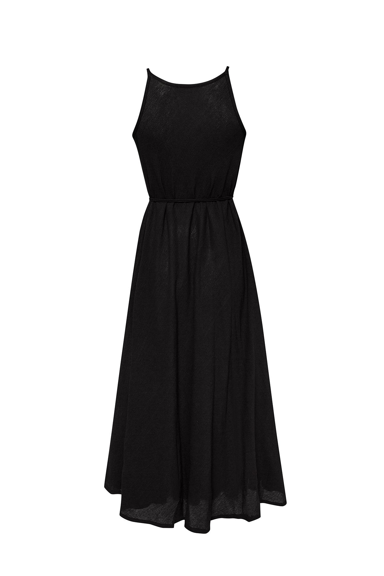 CALLIE MAXI DRESS - BLACK-Crafty Monkey