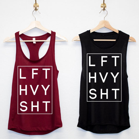 Lift Heavy Workout Tank Top - Pick Style-Crafty Monkey