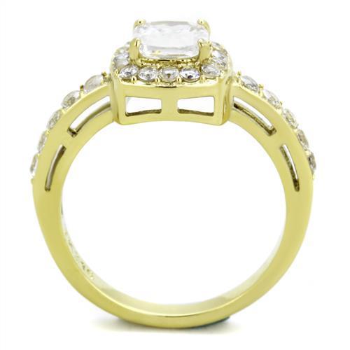 Women Stainless Steel Cubic Zirconia Rings-Crafty Monkey