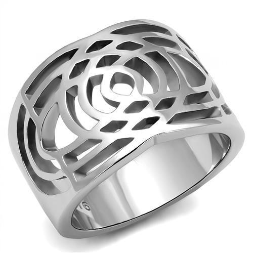 Women Stainless Steel No Stone Rings-Crafty Monkey