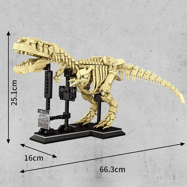 T-rex Dinosaurs Fossil Building Blocks-Crafty Monkey