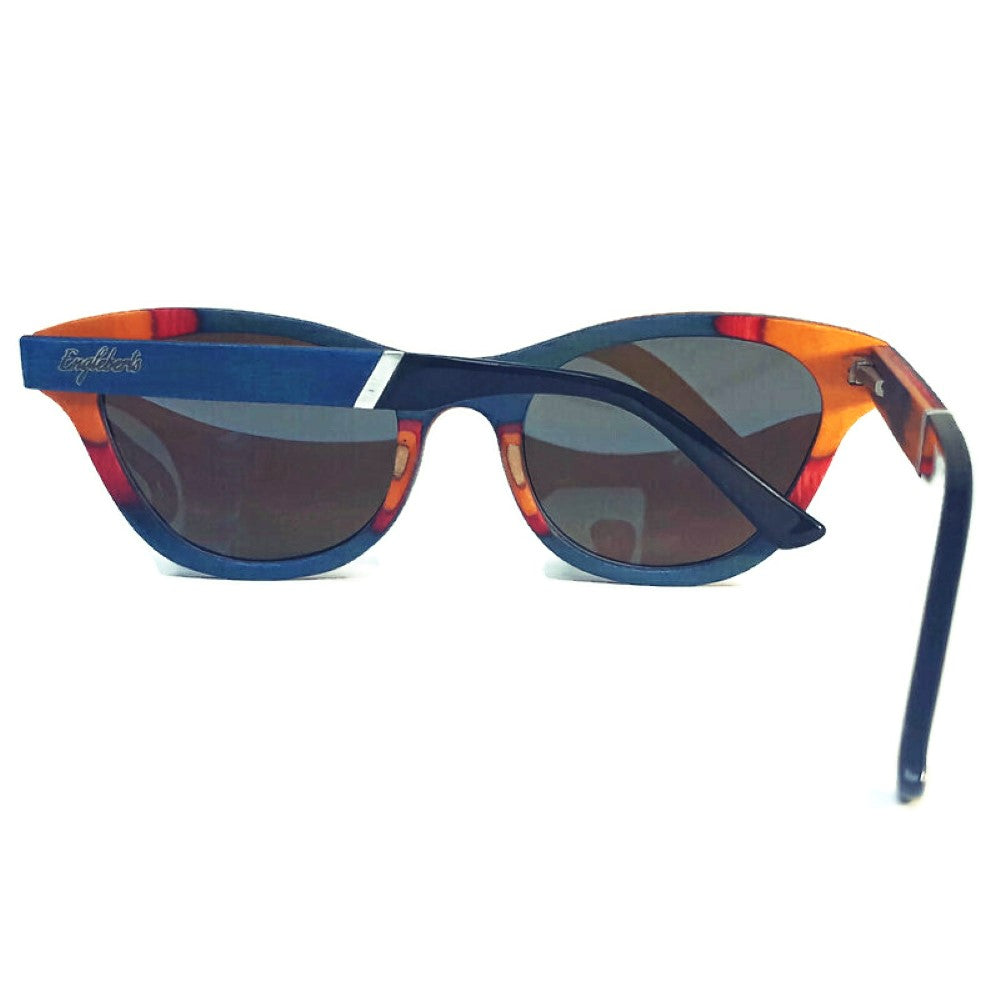 Beach Bound Skateboard Wood and Acetate Sunglasses, Polarized-Crafty Monkey