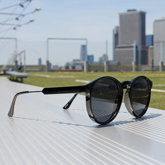 Jase New York Connor Sunglasses in Triple Black-Crafty Monkey