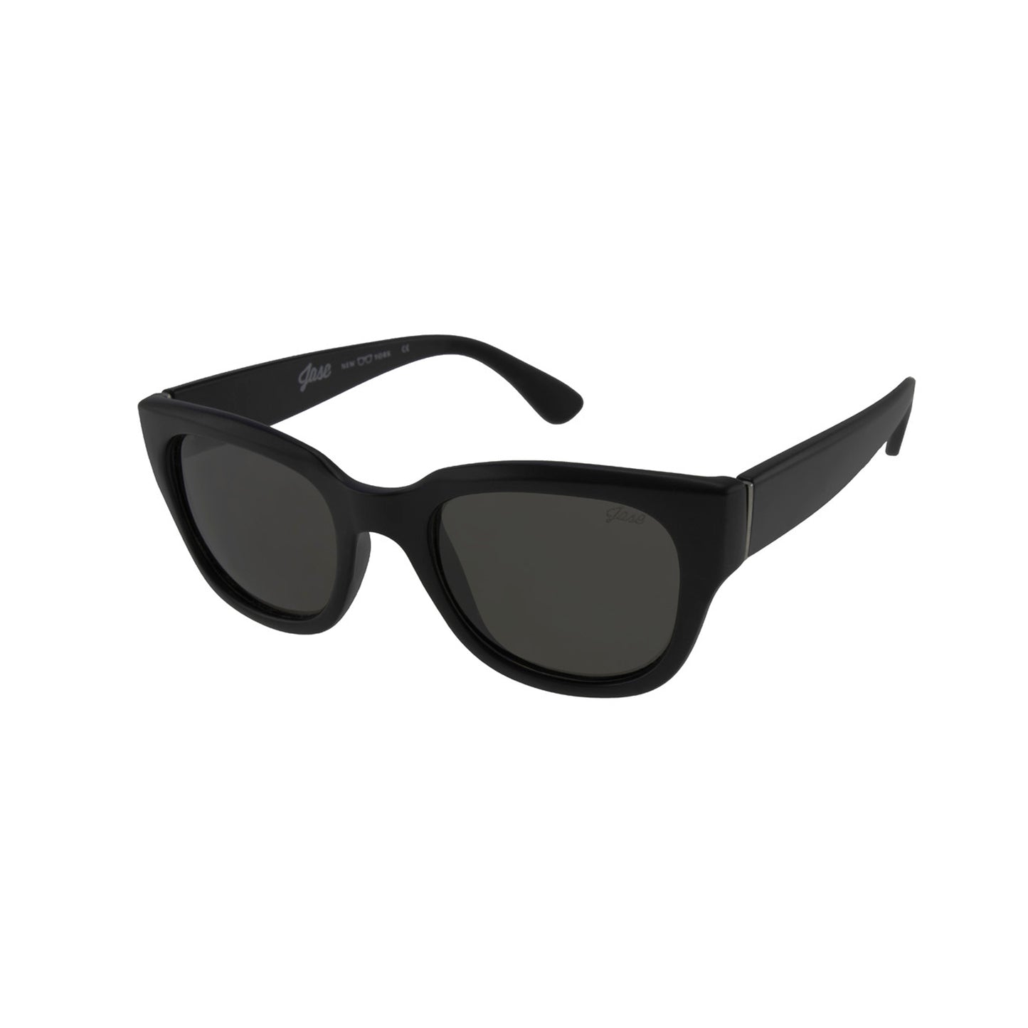 Jase New York Delano Sunglasses in Matte Black-Crafty Monkey