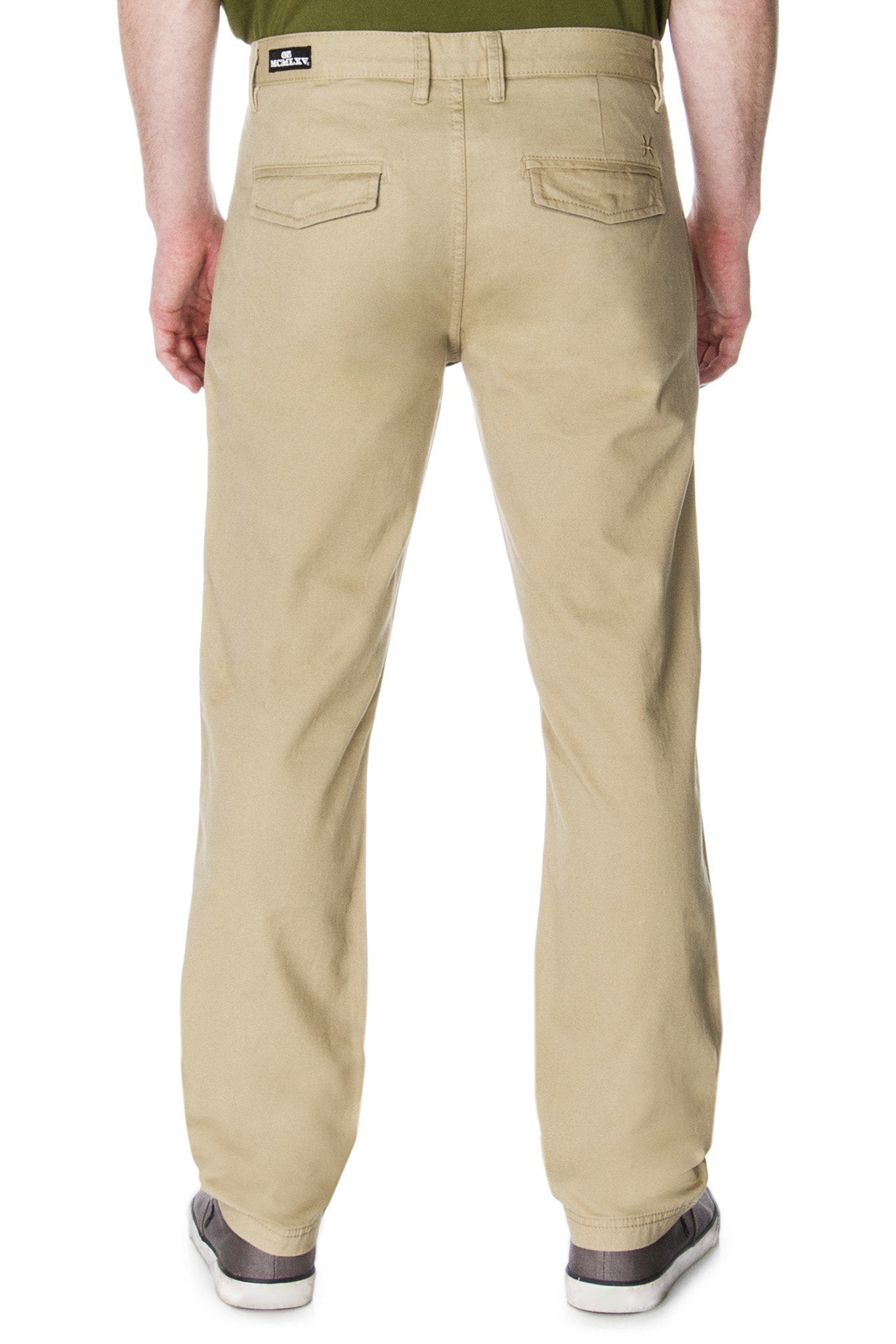 Men's Khaki Chino Pant-Crafty Monkey