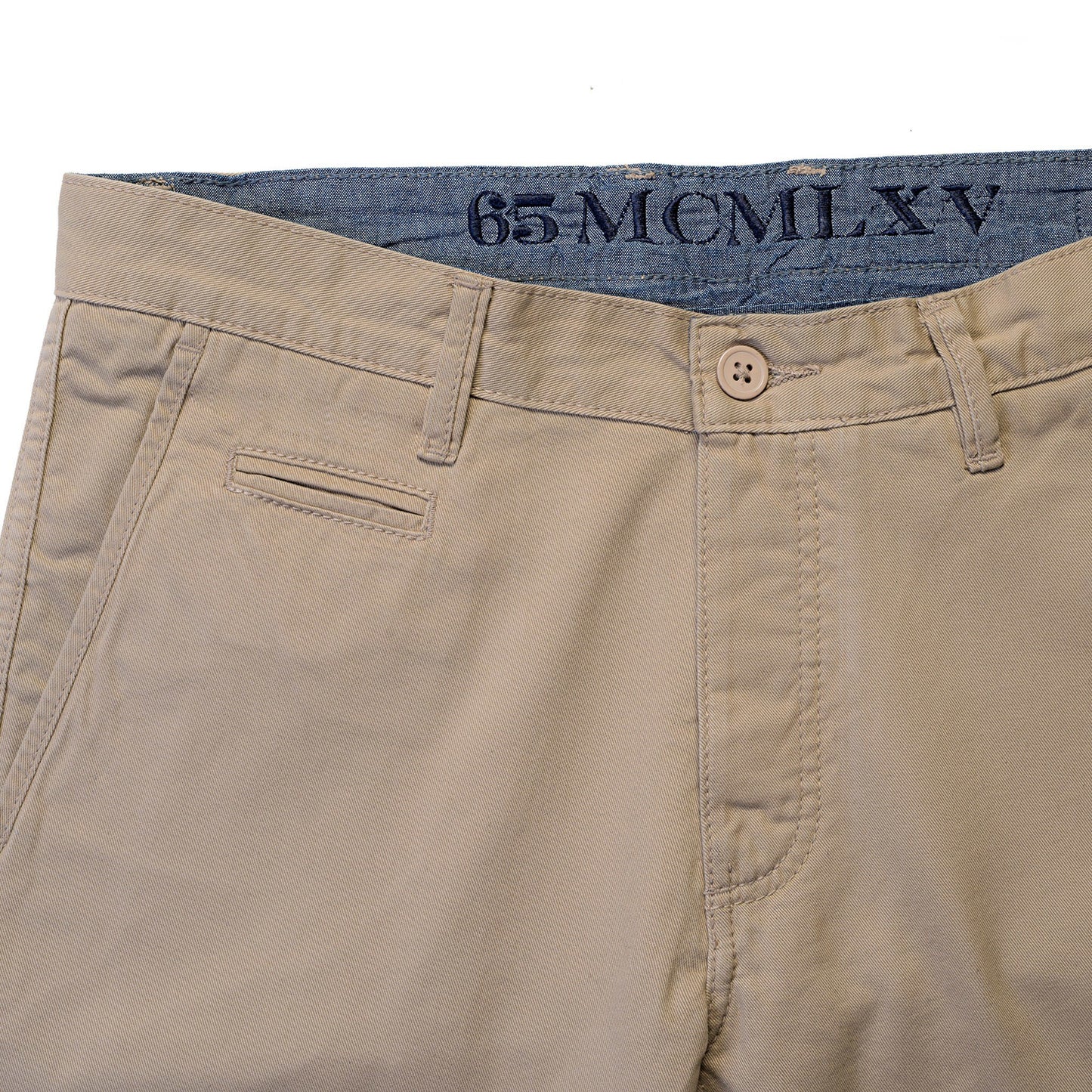 Men's Khaki Chino Pant-Crafty Monkey