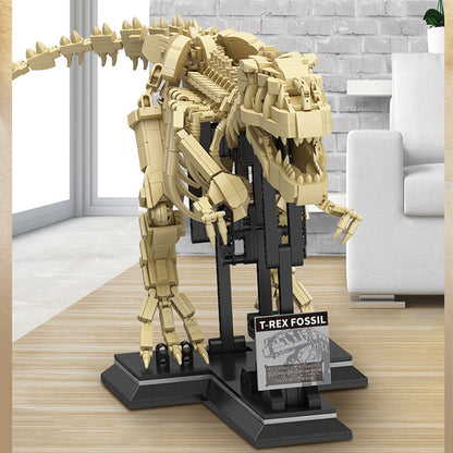 T-rex Dinosaurs Fossil Building Blocks-Crafty Monkey