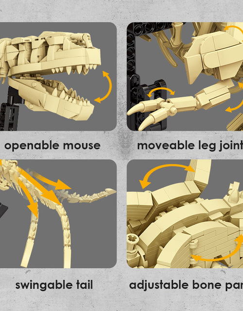 Load image into Gallery viewer, T-rex Dinosaurs Fossil Building Blocks
