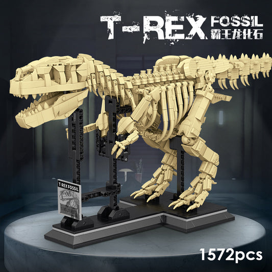 T-rex Dinosaurs Fossil Building Blocks-Crafty Monkey