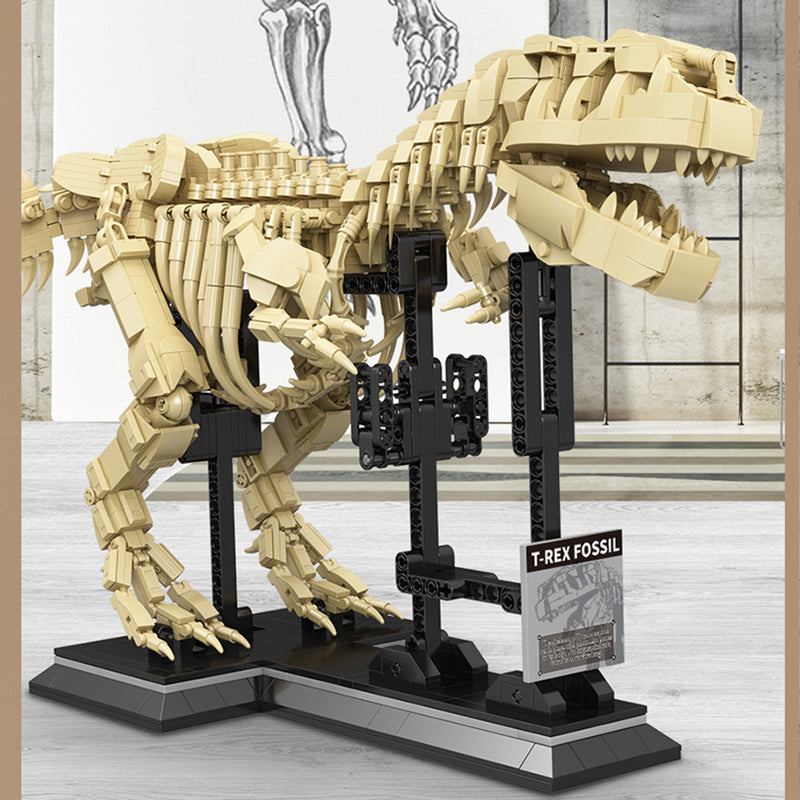 T-rex Dinosaurs Fossil Building Blocks-Crafty Monkey