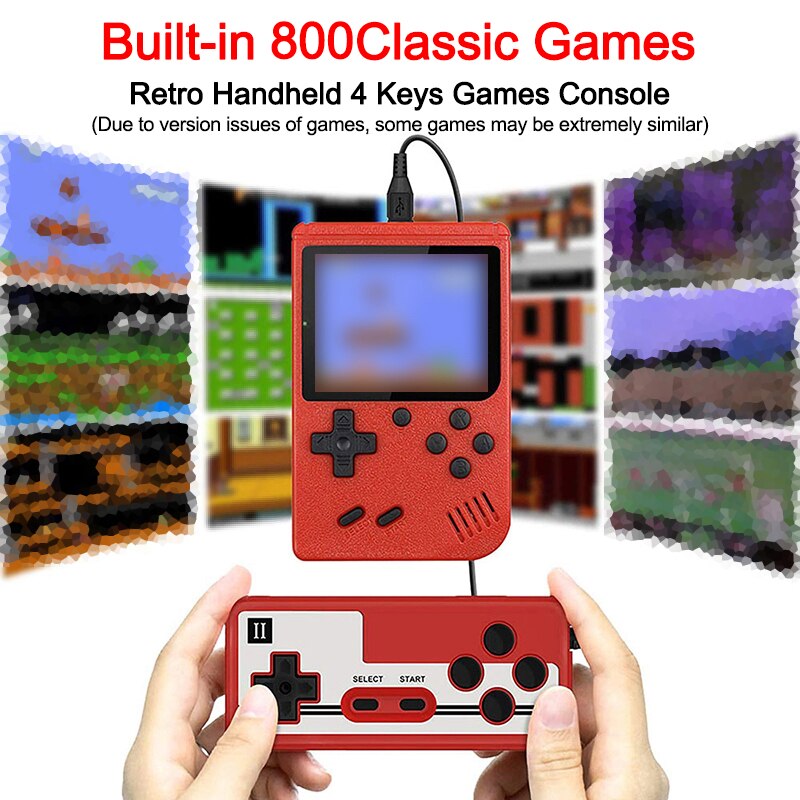 Handheld Game Console 800 Built-in Classic Games
